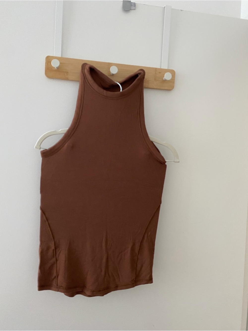 lululemon athletica Roasted Brown High-Neck Racerback Tank